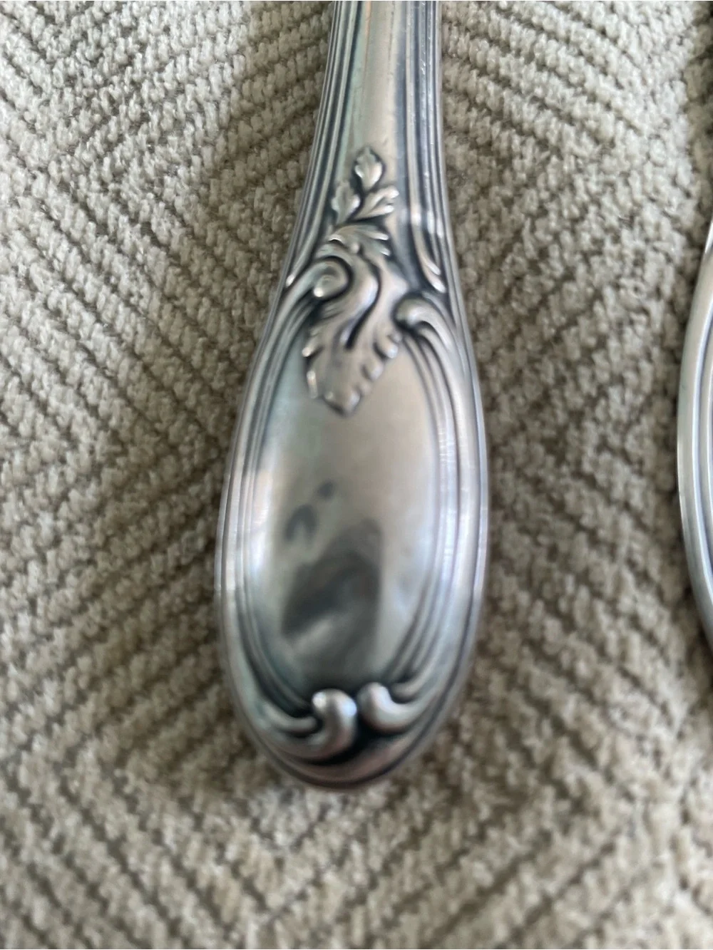 Vintage oversized knife and fork